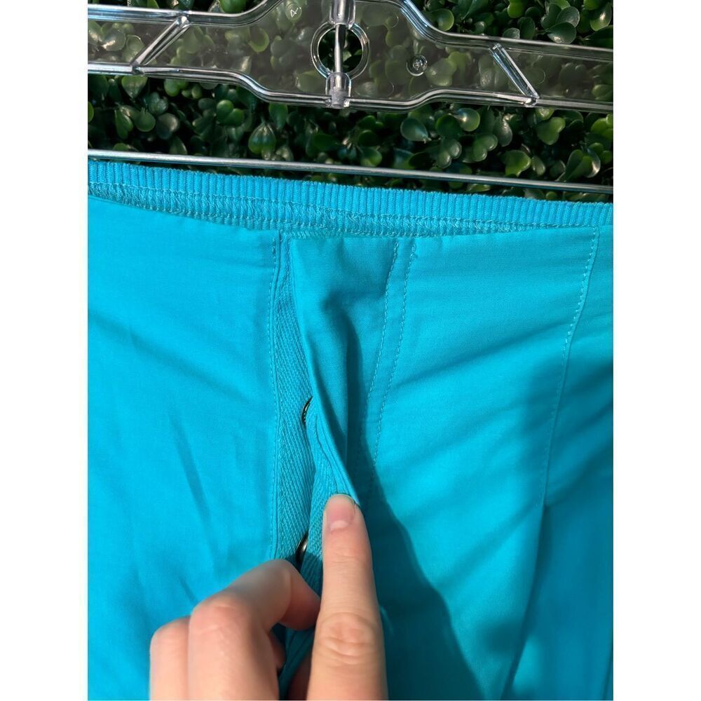 Free People Movement Mesmerize Me Cargo Pant sz Large Poolside Blue NWT - Picture 4 of 7